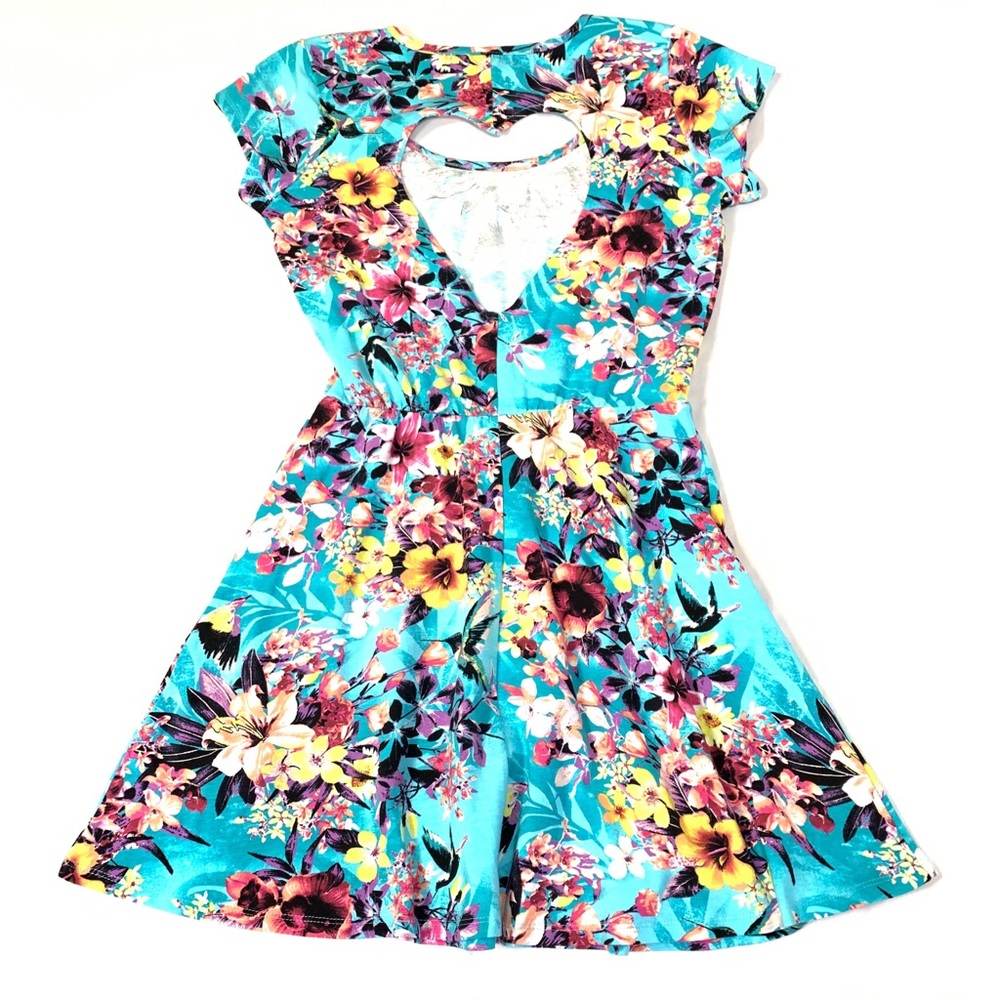 Rebellious One Jr Med Floral Mini Keyhole - Picture 2 of 3